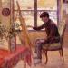 Portrait of Georges Pissarro in Camille Pissarro's Studio